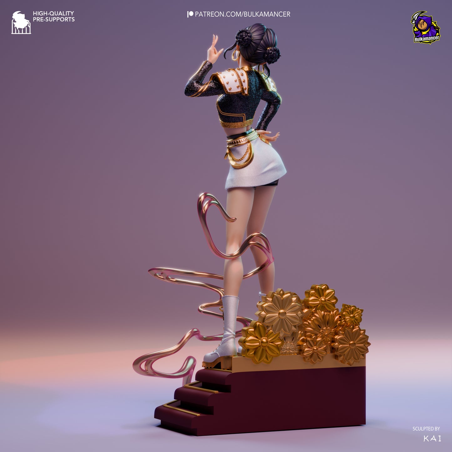 Zoey| K-pop Demon Hunters Collectible Statue - Figurine