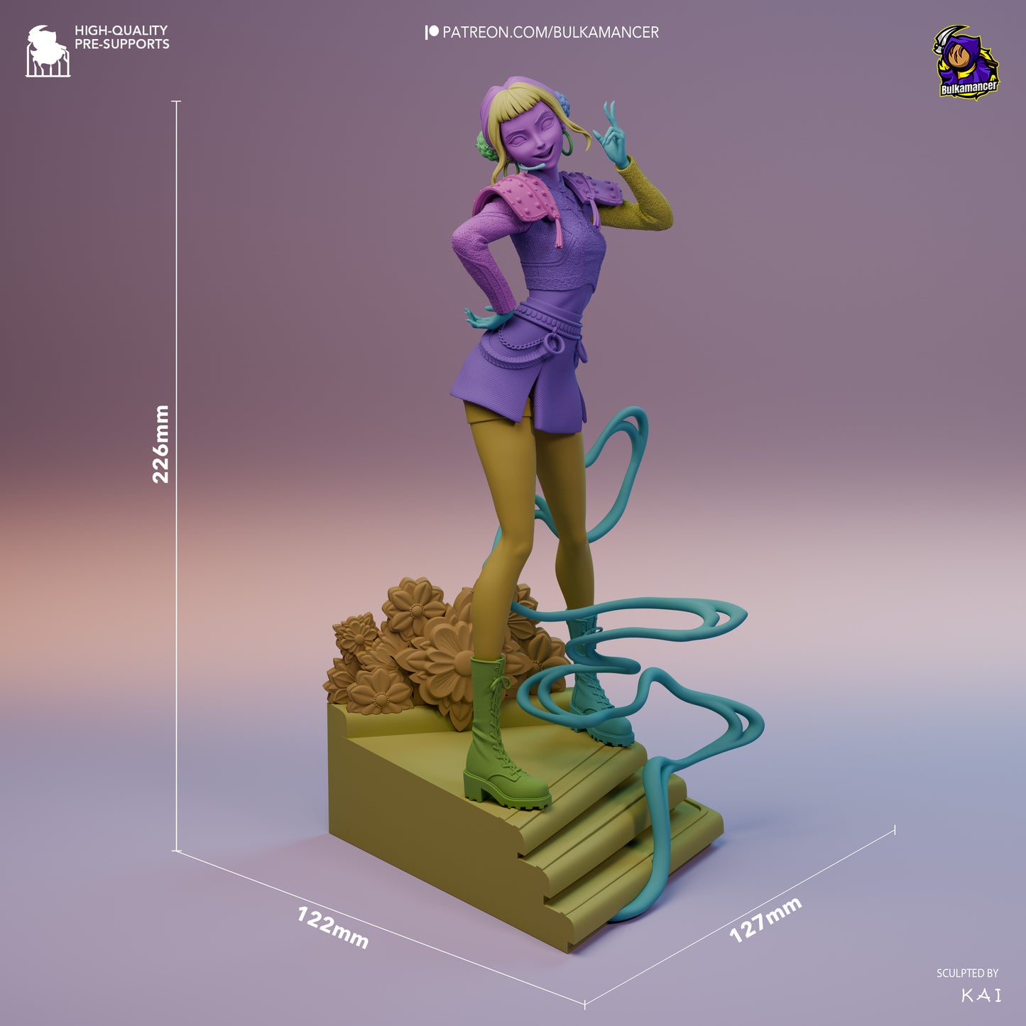 Zoey| K-pop Demon Hunters Collectible Statue - Figurine