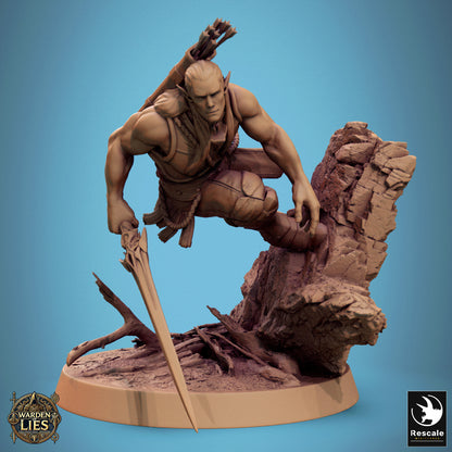 Moon Elf Sentinel – Sword