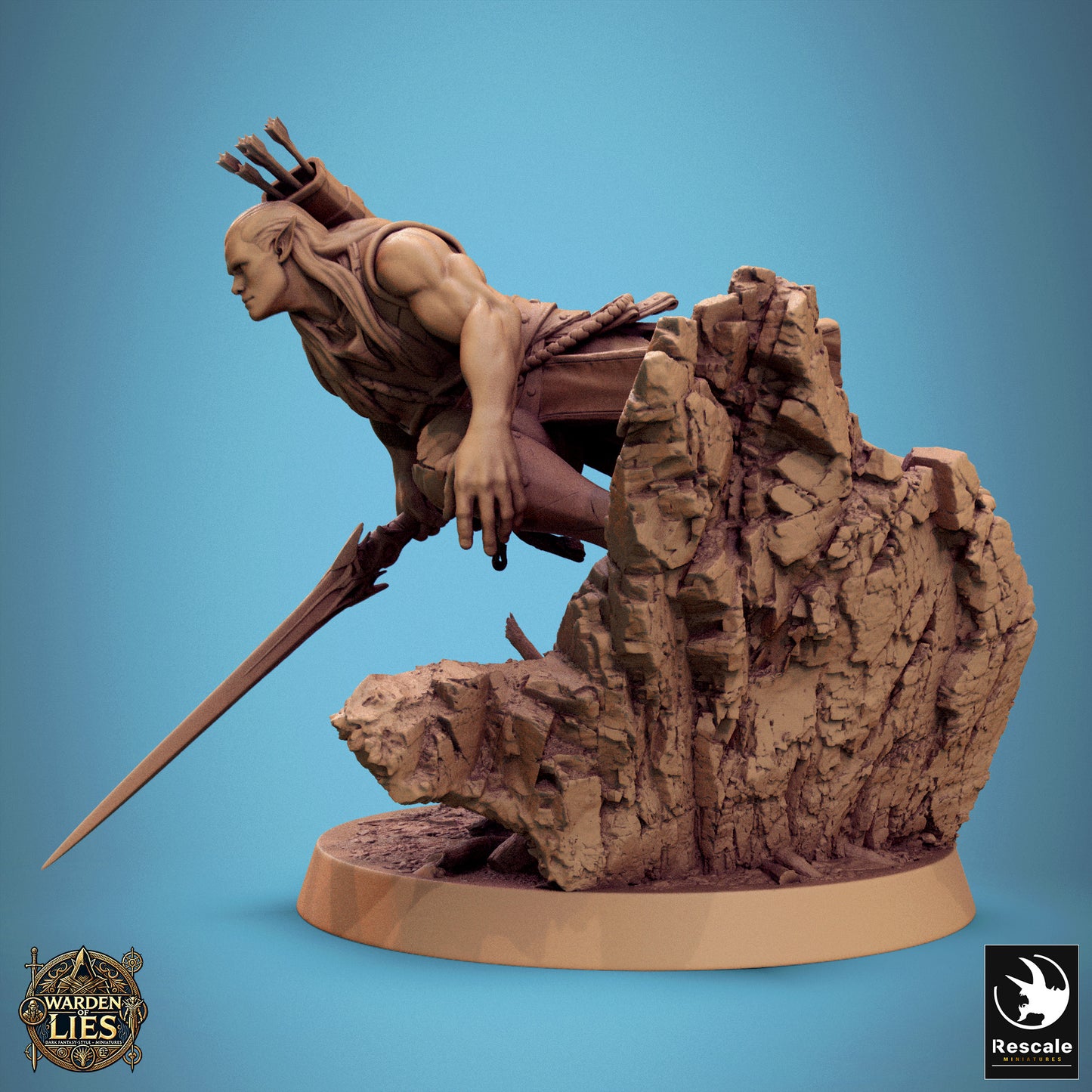 Moon Elf Sentinel – Sword