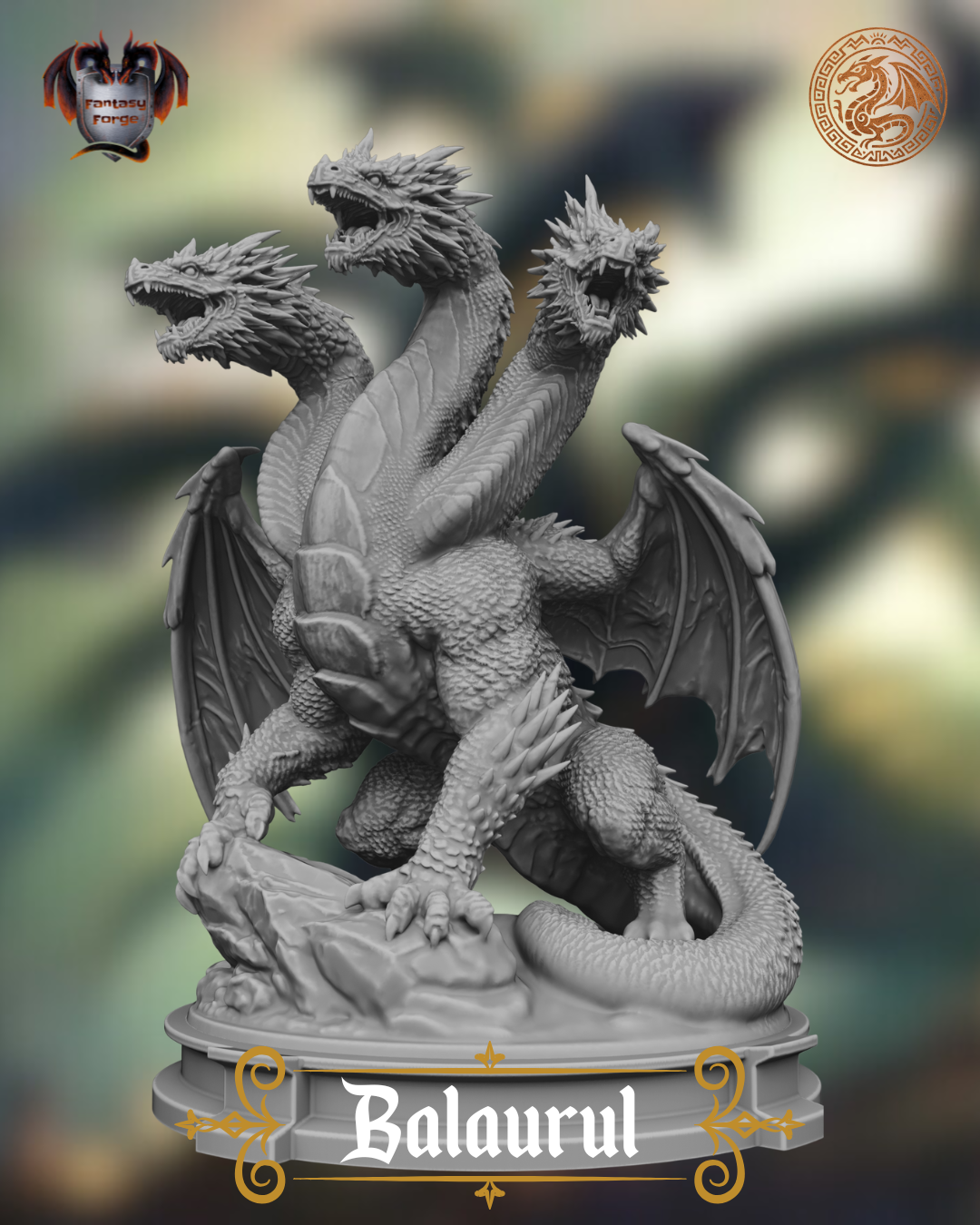 Balaurul - Romanian Folklore Creature // DND Miniature