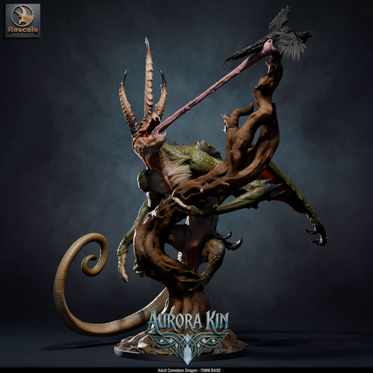 Adult Cameleon Dragon // D&D Miniature Monstrosity