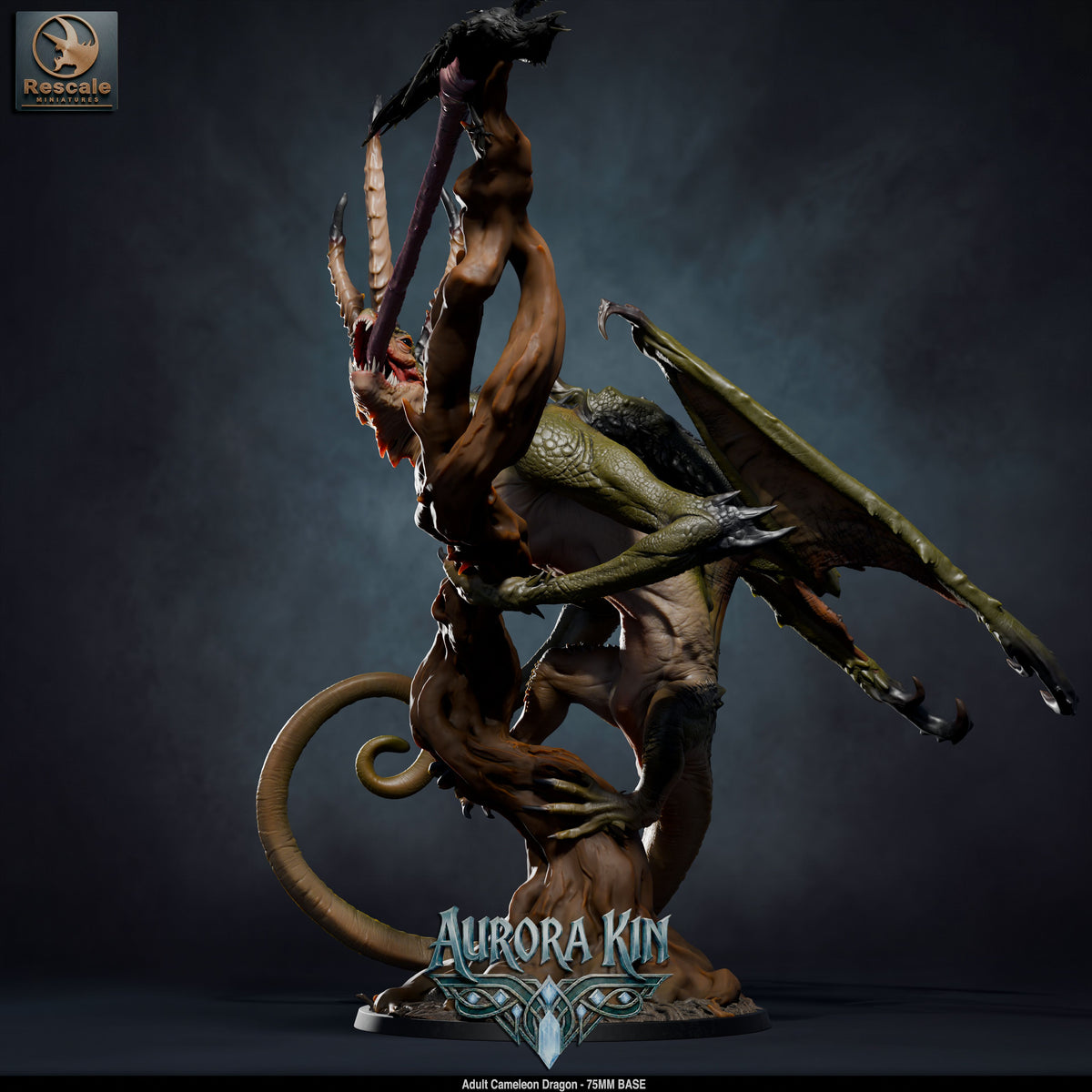 Adult Cameleon Dragon // D&D Miniature Monstrosity