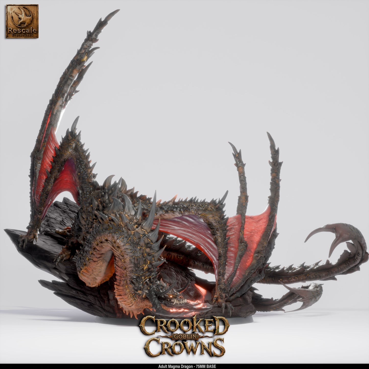 Magma Dragon // D&D Miniature