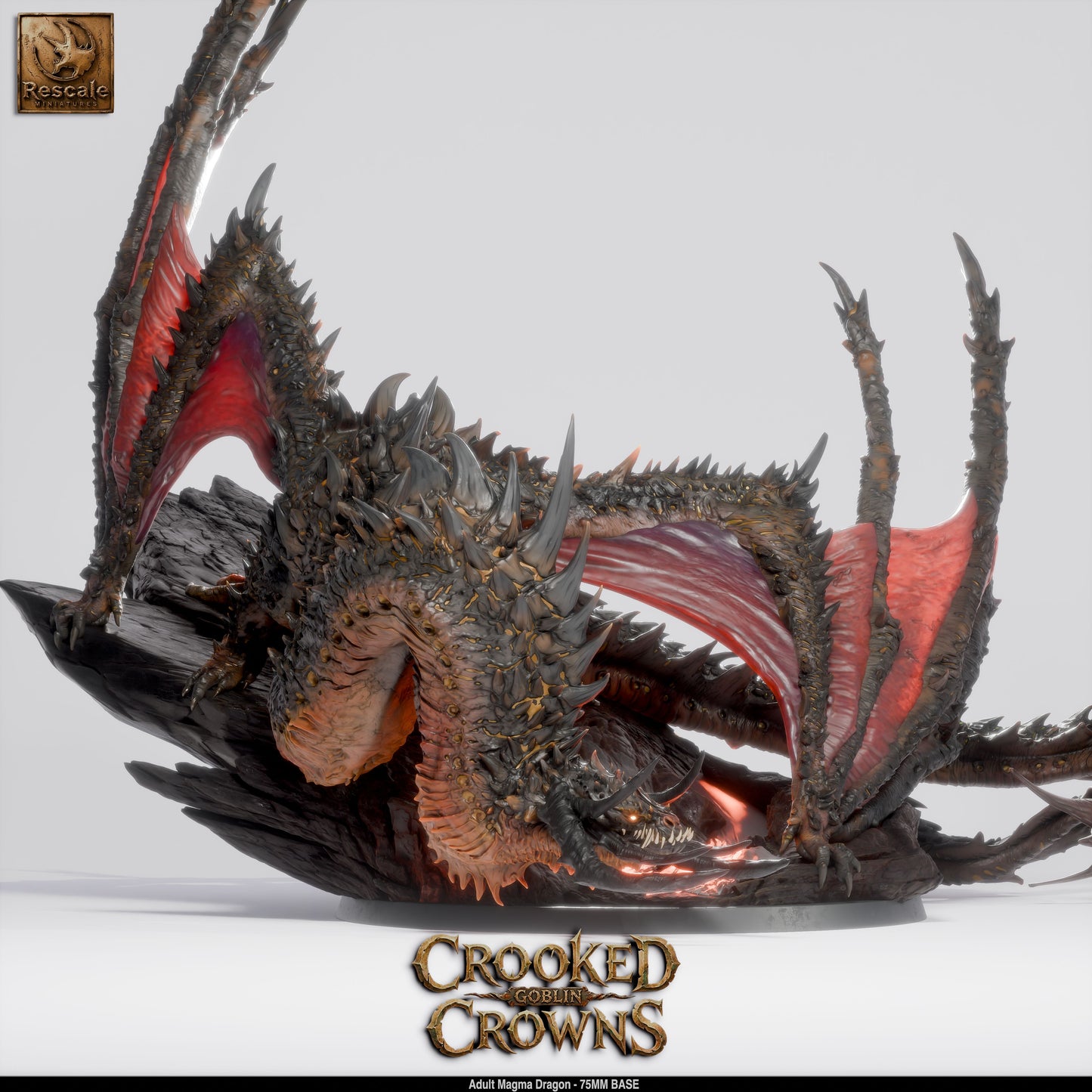 Magma Dragon // D&D Miniature