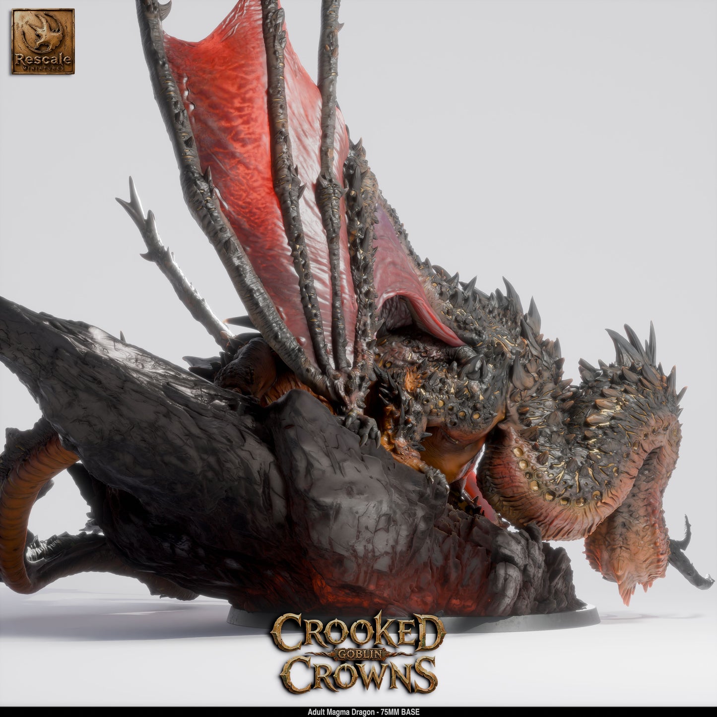 Magma Dragon // D&D Miniature