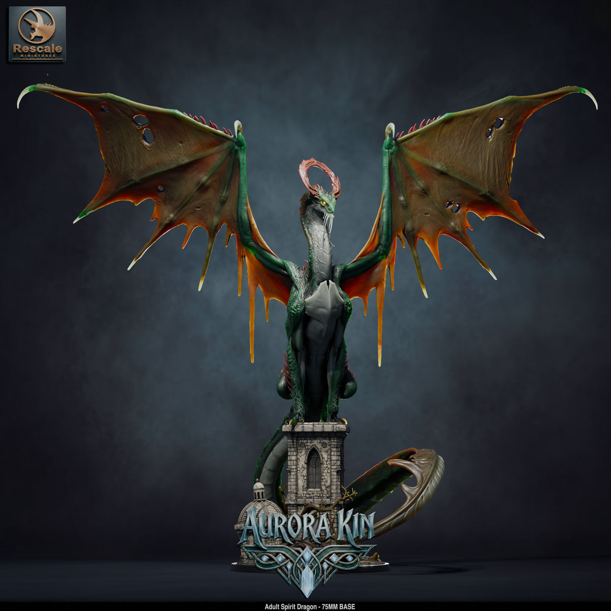 Adult Spirit Dragon // D&D Miniature Monstrosity