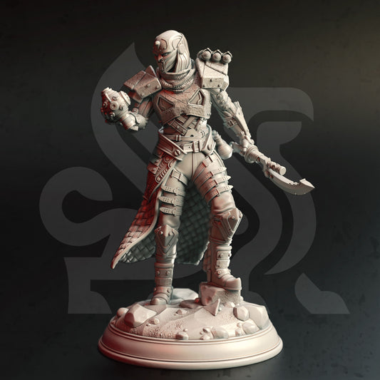 <img src="aeus-invictus-soulforged-inventor.jpg" alt="3D printed miniature of Aeus Invictus, the Soulforged Inventor, a futuristic figure with mechanical armor, intricate gears, and a glowing core, holding advanced tools or weapons" />