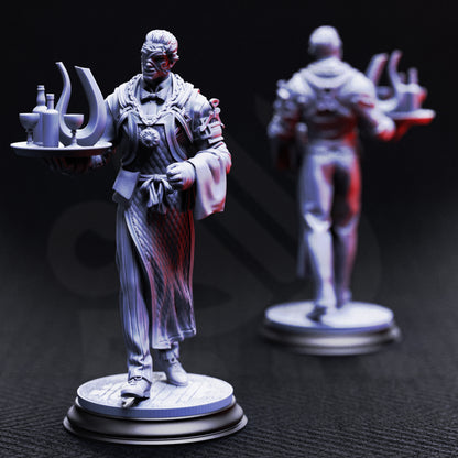 Aimar Batteus - Vampire Butler - Masked / 25mm - Miniature