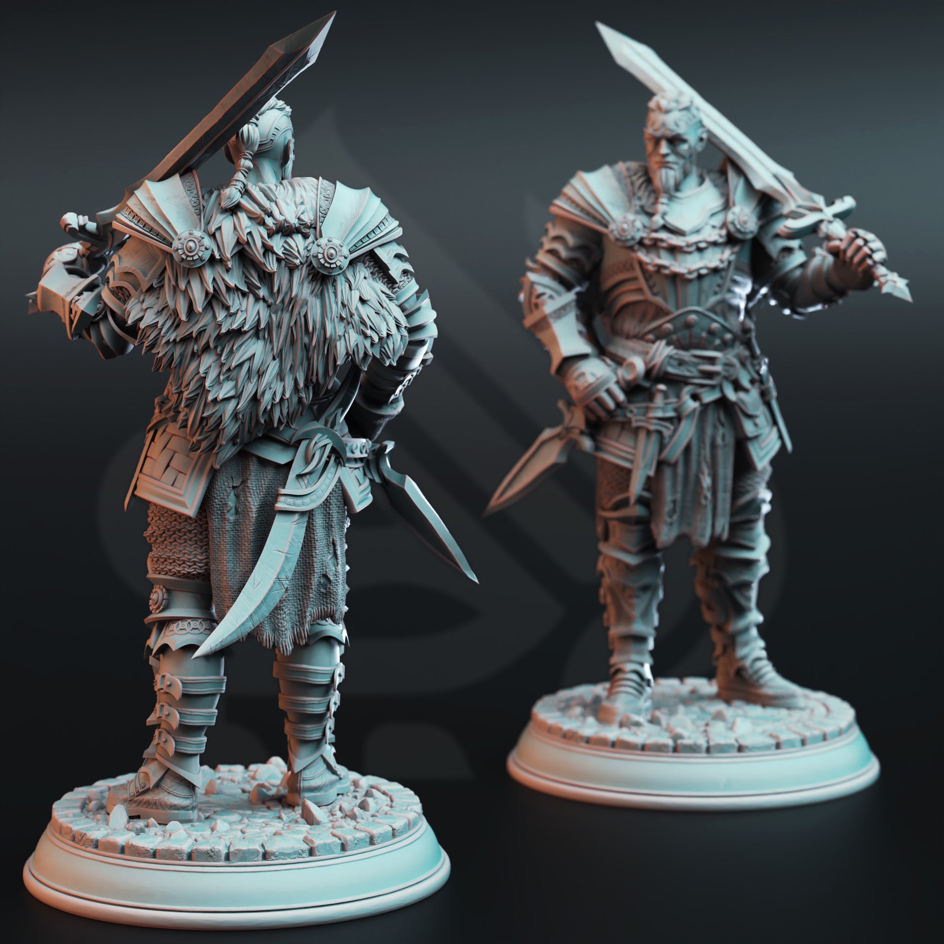 Akranak Cleric of War Figure | FantasyForge Romania