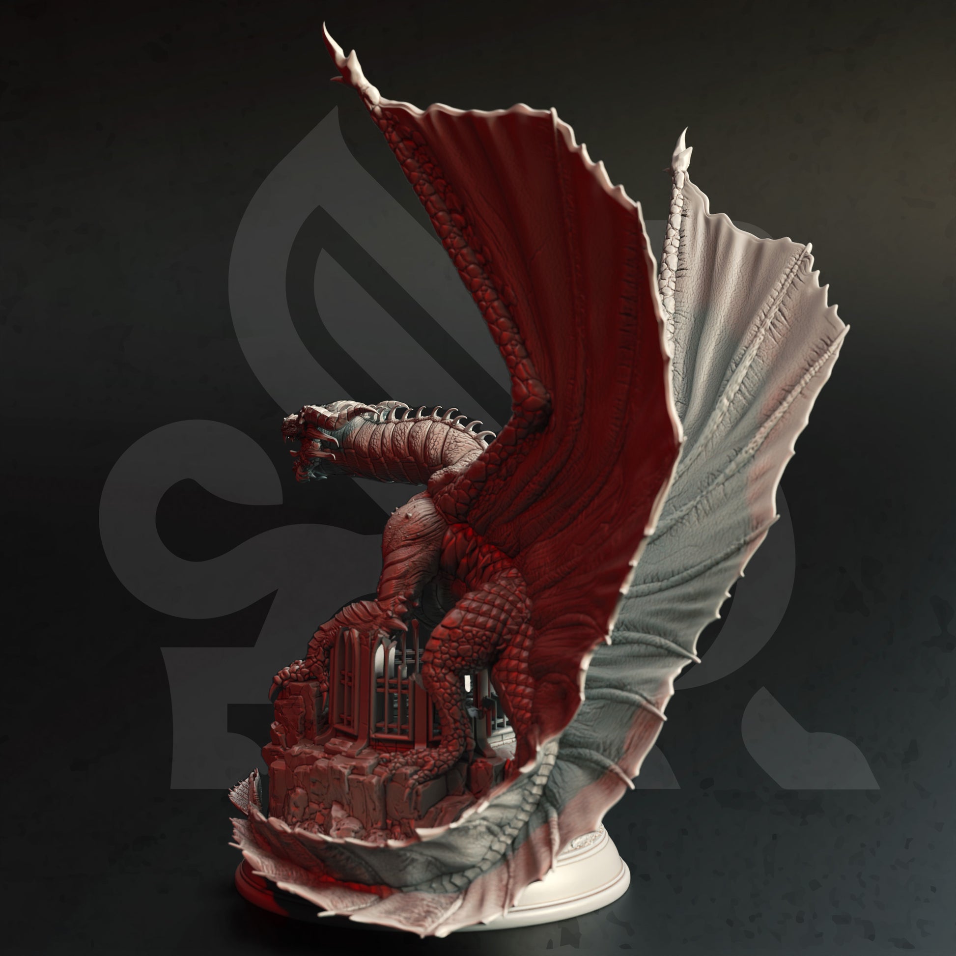 <img src="aurestia-ancient-golden-dragon.jpg" alt="3D printed miniature of Aurestia, the Ancient Golden Dragon, showcasing a majestic dragon with shimmering golden scales, large wings, and intricate details, exuding a regal and powerful presence" />