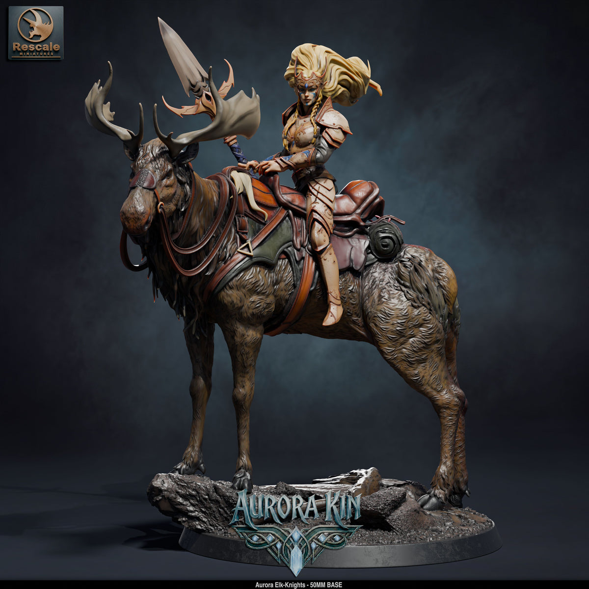 Aurora Elk Knights // D&D Miniature