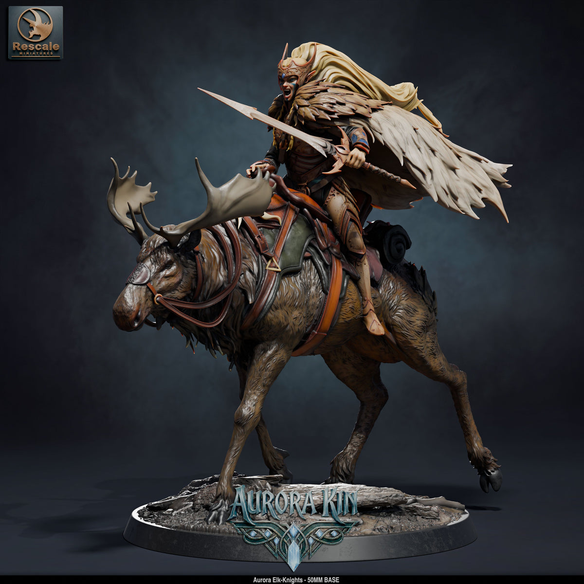 Aurora Elk Knights // D&D Miniature