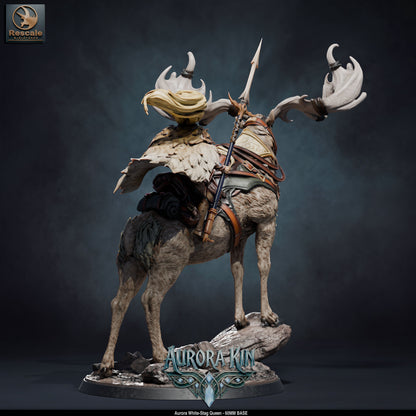 Aurora Stag Queen // D&D Miniature