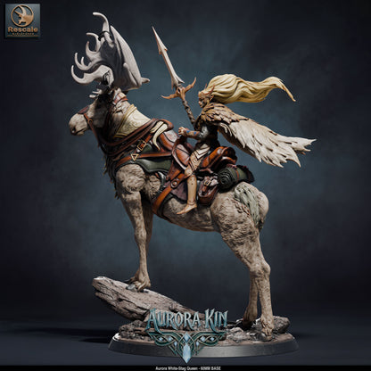 Aurora Stag Queen // D&D Miniature