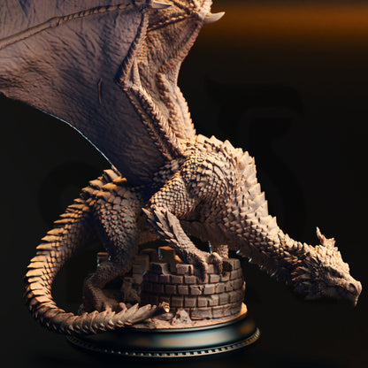 Azmordion the Ever Prideful - Adult Silver Dragon