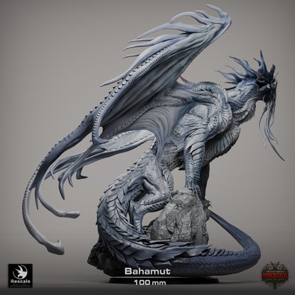 Bahamut The Platinum Dragon // DND Dragon