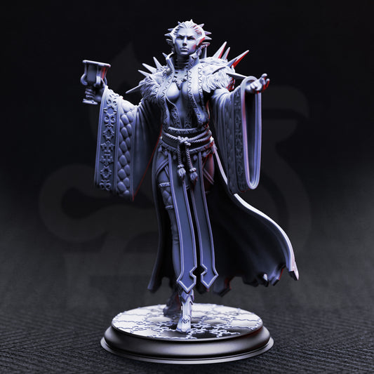 Baroness Noctra de Blanc - Vampire Lady - Unmasked / 25mm - Miniature