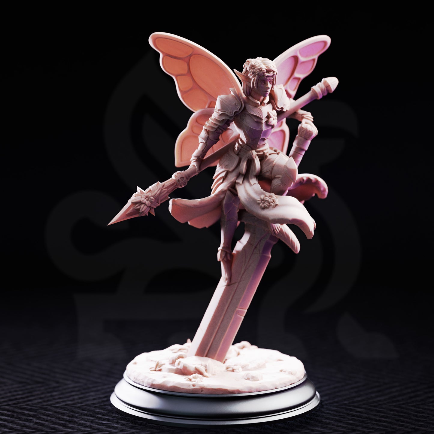 Battle Bell - Fairy Knight // D&D Miniature