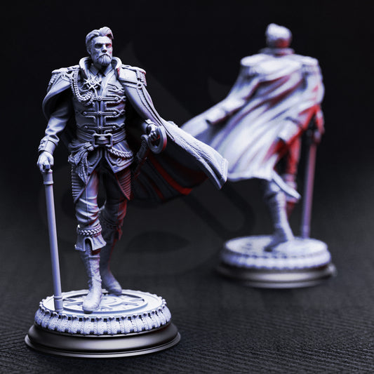 Benoit Blood-Eyes - Vampire Noble - Unmasked / 25mm - Miniature