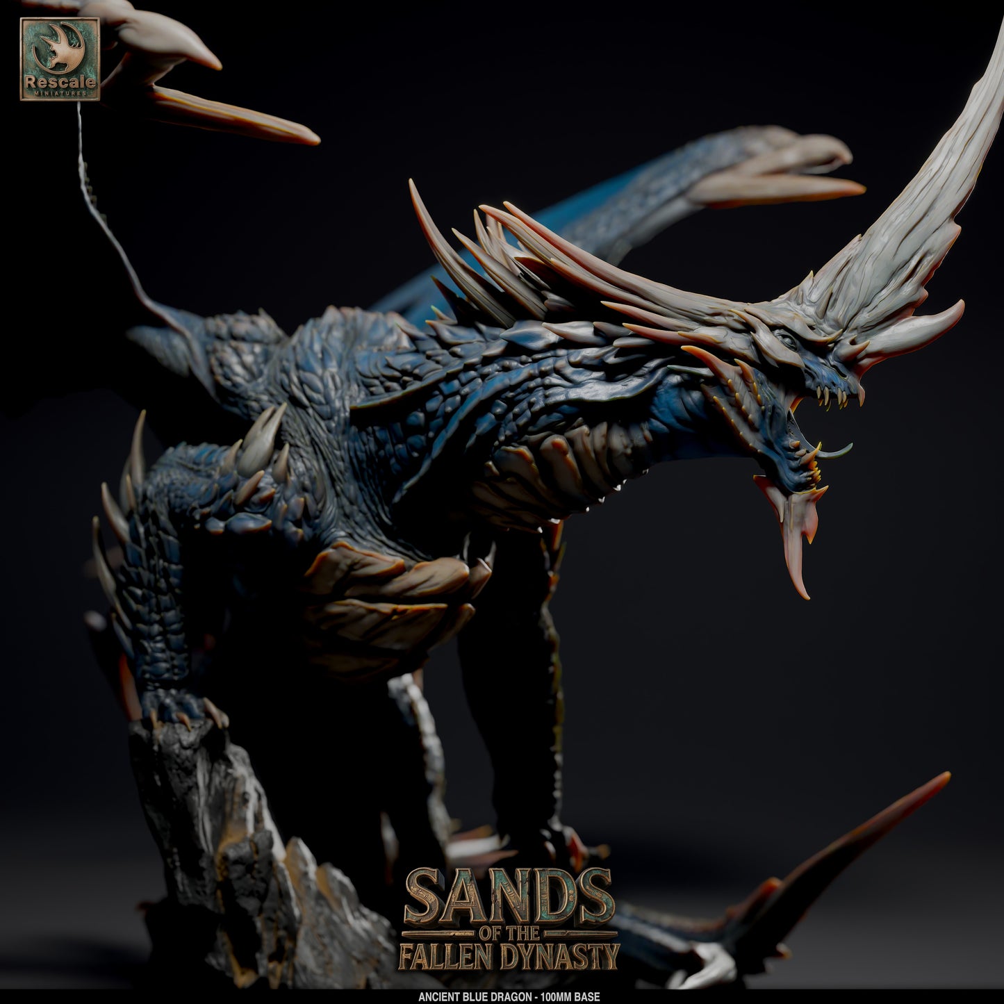 Ancient Blue Dragon // D&D Miniature Monstrosity