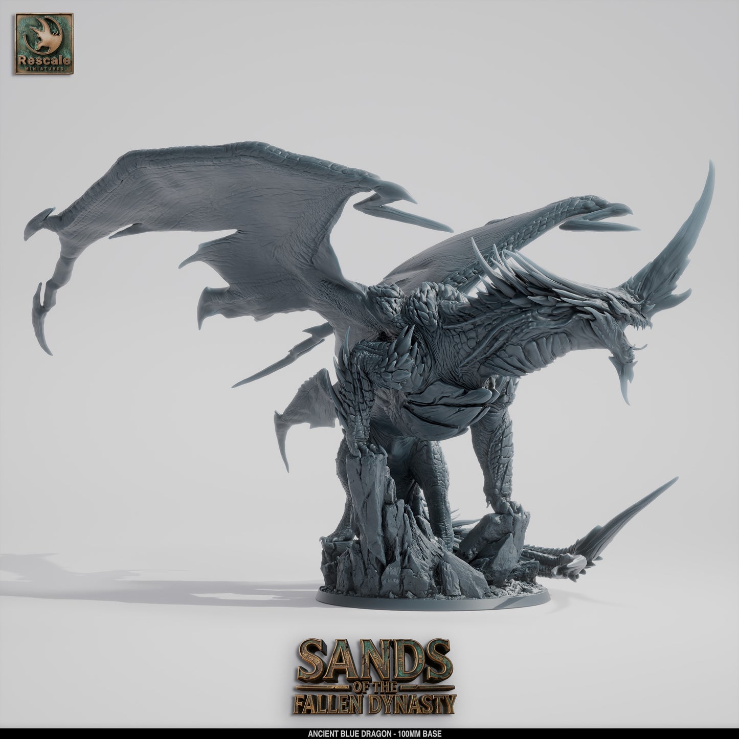 Ancient Blue Dragon // D&D Miniature Monstrosity