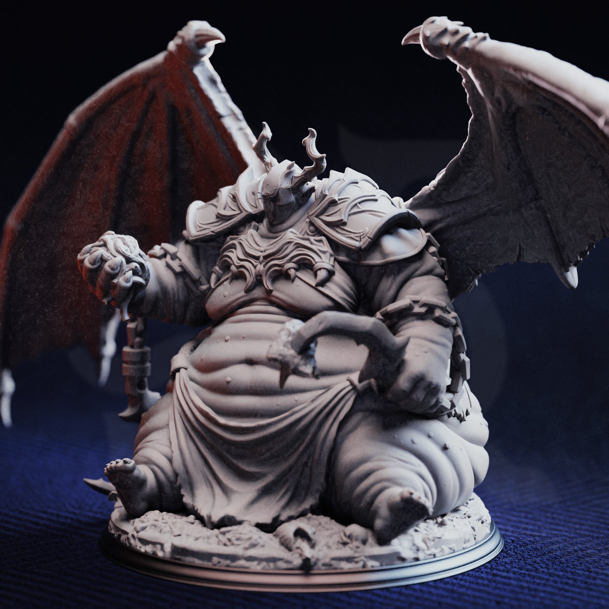 Bodge the Ravenous - Gluttony Devil // D&D Miniature