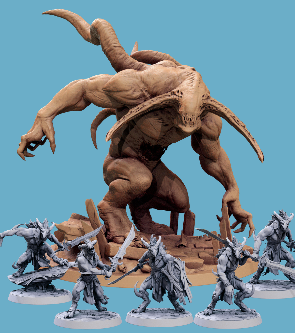 Demonic Invasion Encounter - D&D Miniatures