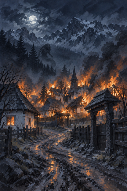 Miniatură Scorpia and the Boundary of Ash — One-Shot Adventure & Miniatures Bundle