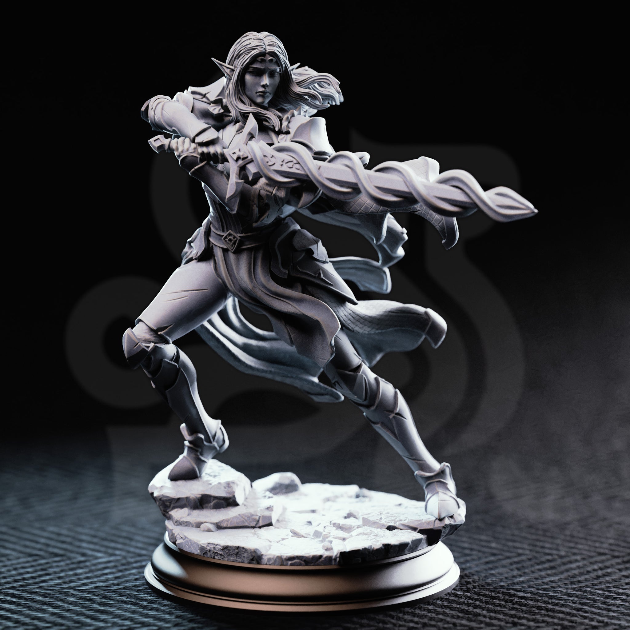 Cerindelia of House Verani - High Elf Spellsword // D&D Miniature