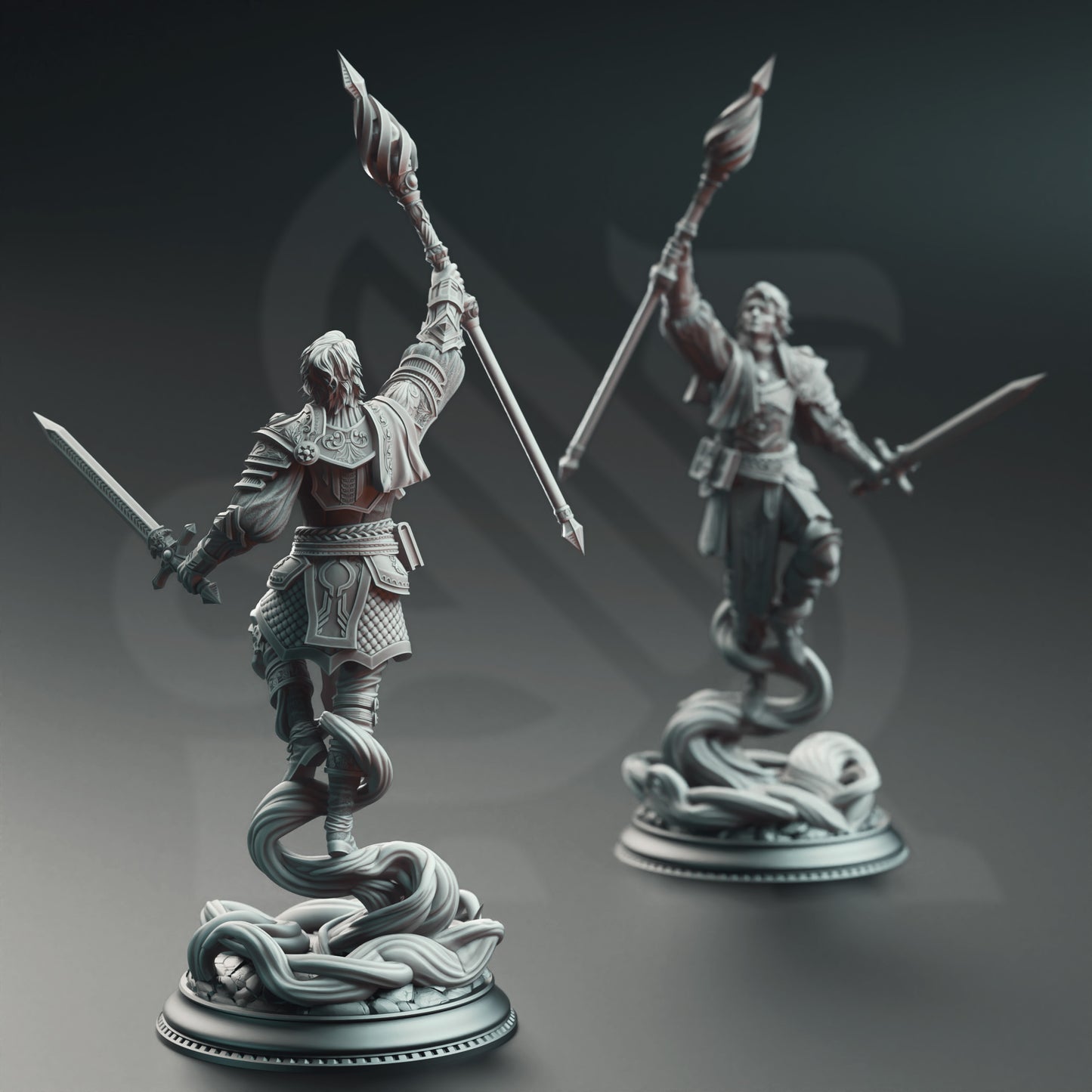 Chandler Marks Court Mage Miniature | FantasyForge Romania​