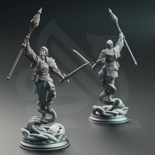 Chandler Marks Court Mage Miniature | FantasyForge Romania​