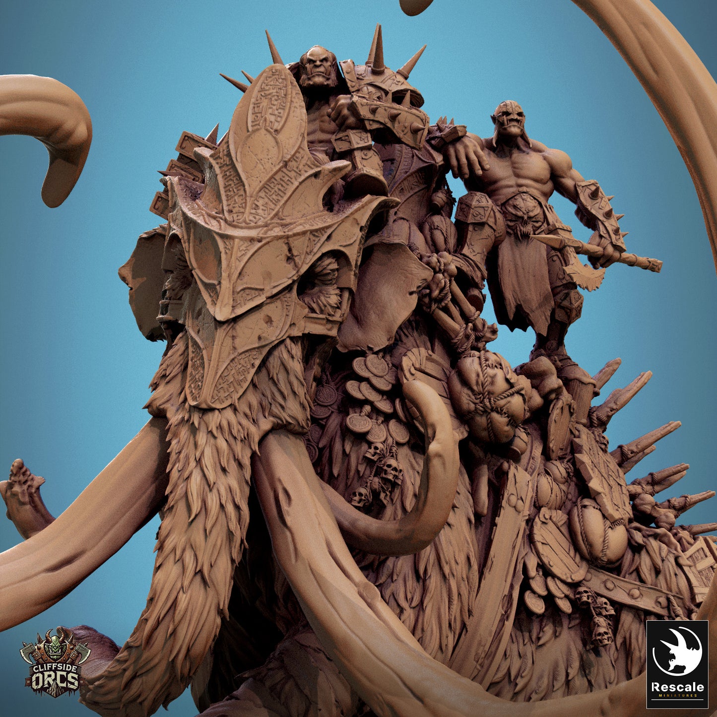 Orcs riding Mammoth