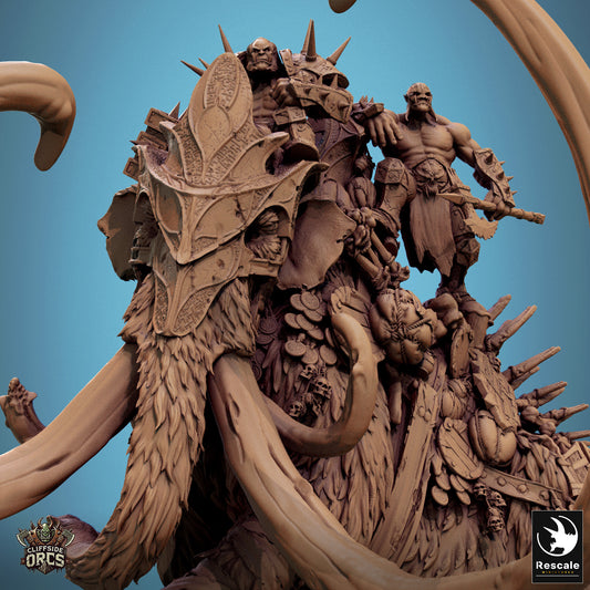 Orcs riding Mammoth