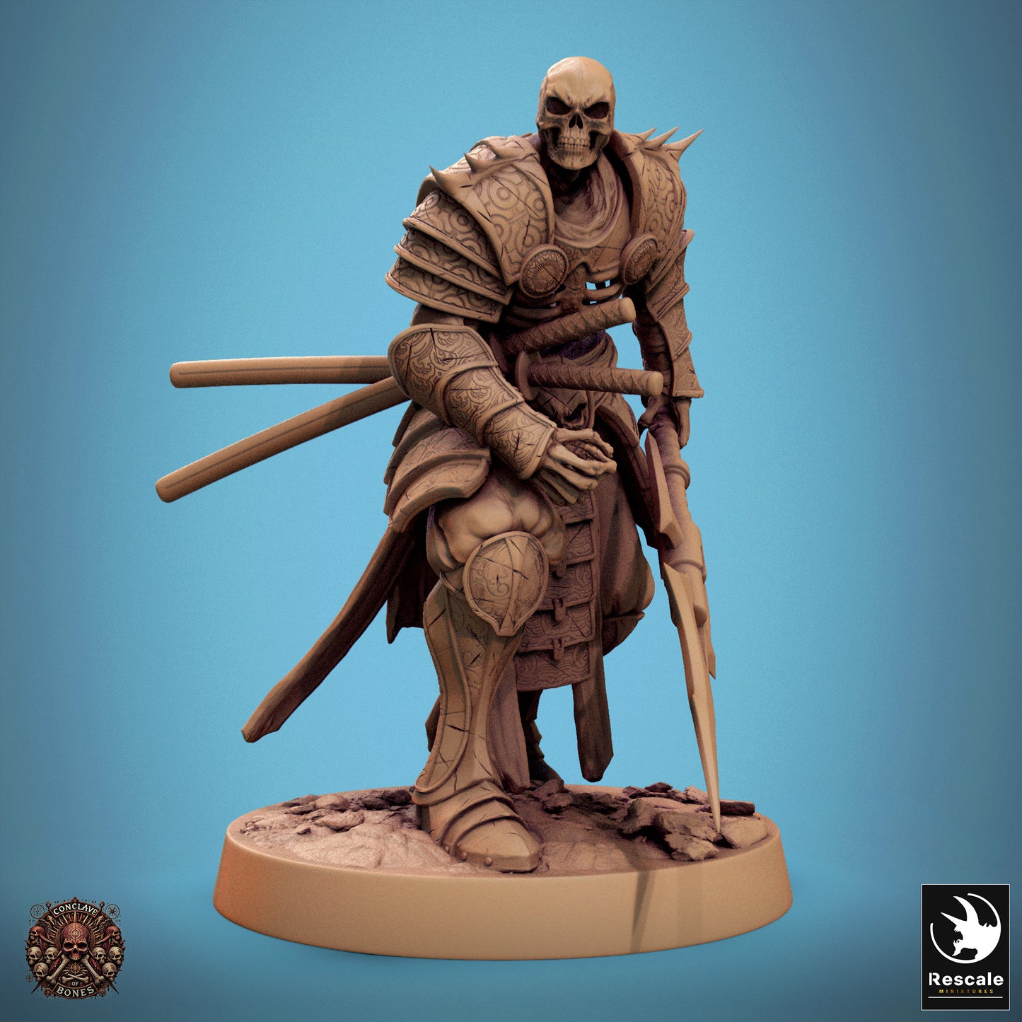 Oriental Skeleton with Spear