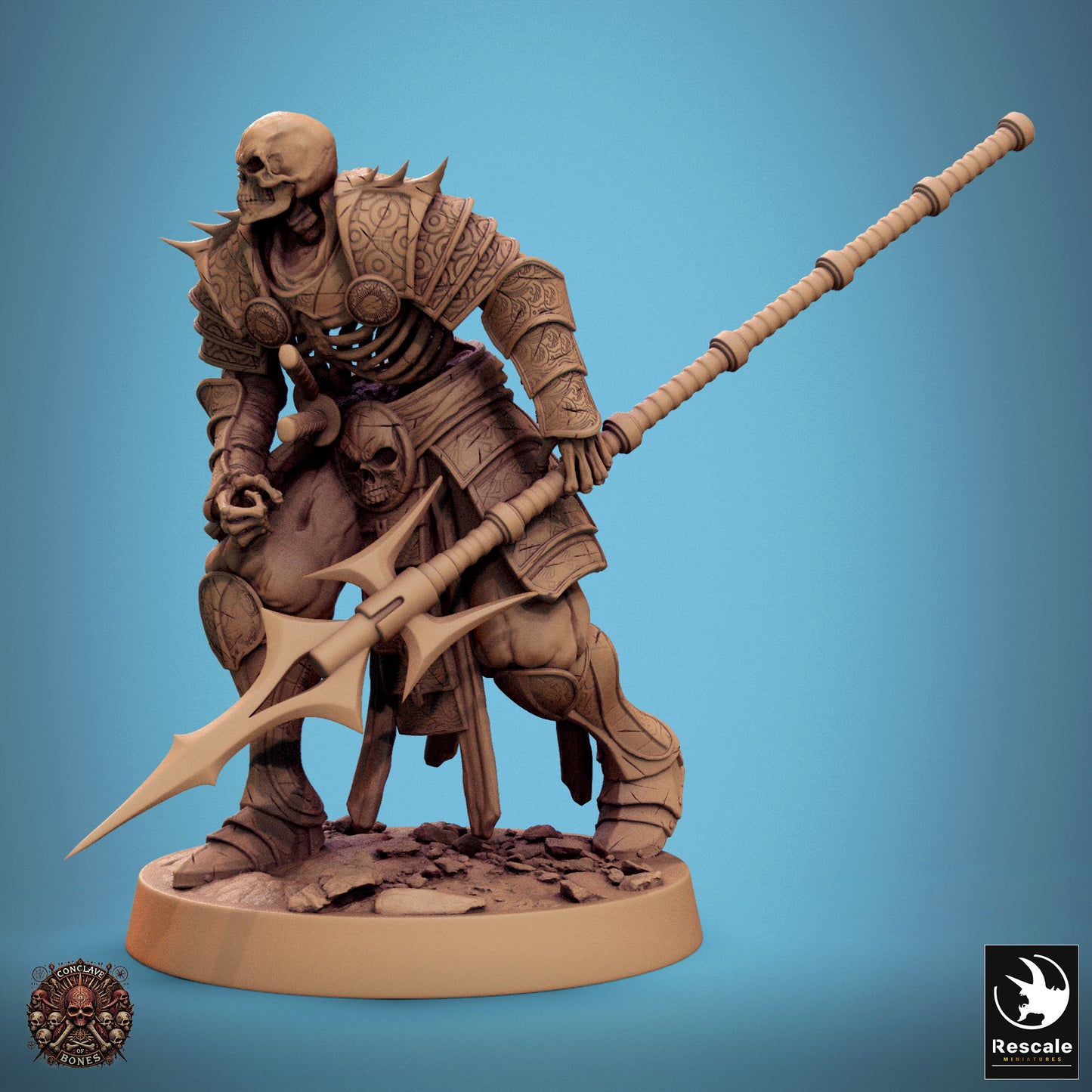Oriental Skeleton with Spear