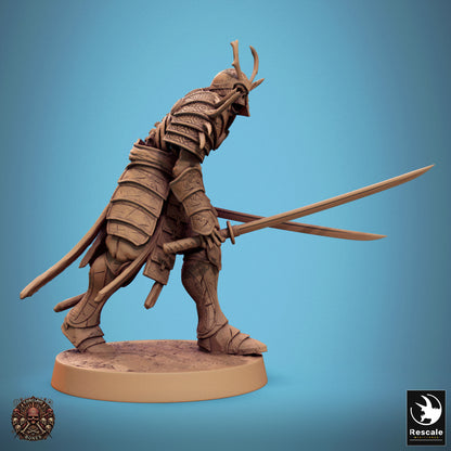 Oriental Skeleton with Dual Sword