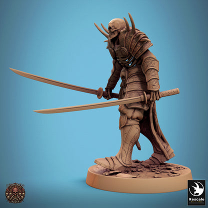 Oriental Skeleton with Dual Sword