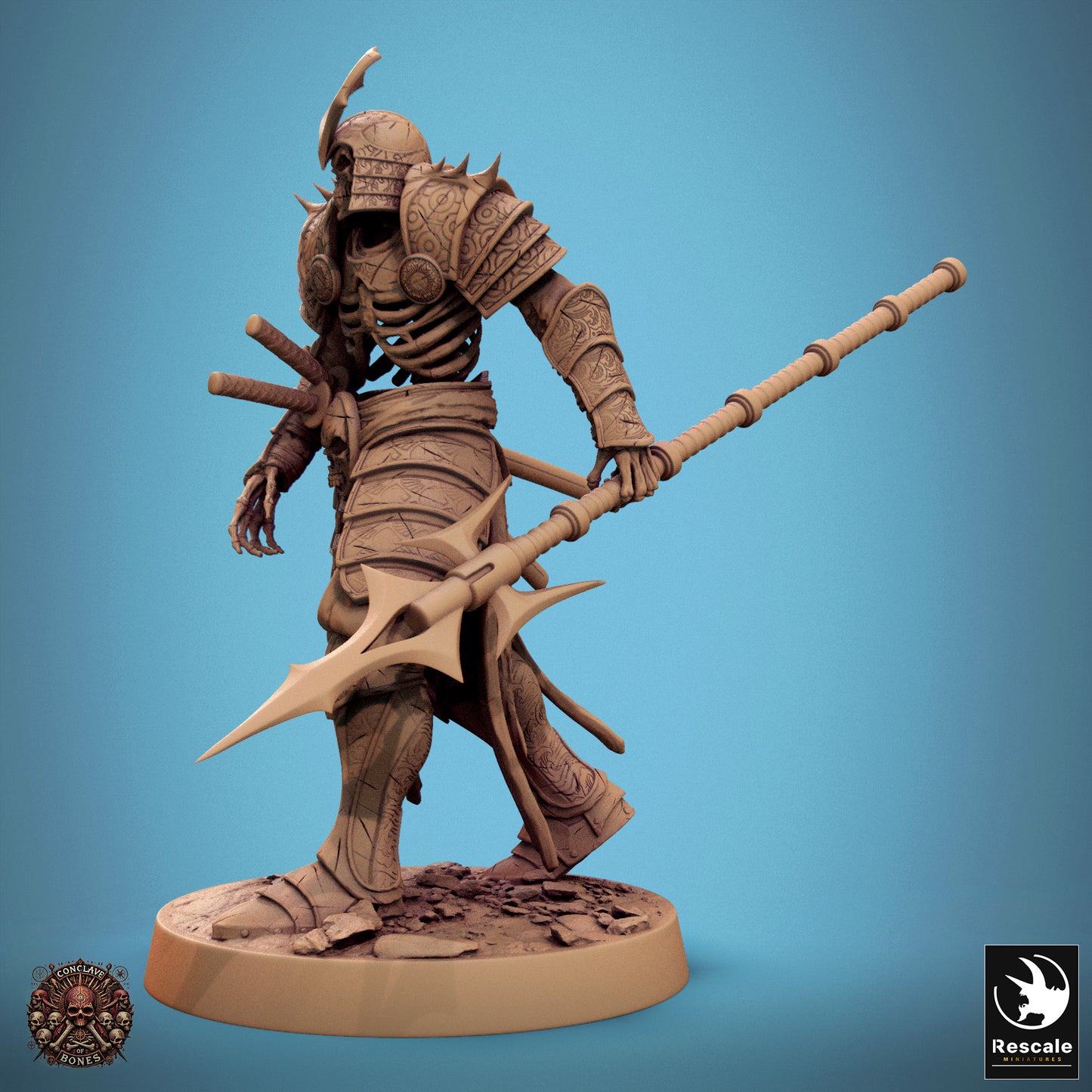 Oriental Skeleton with Spear