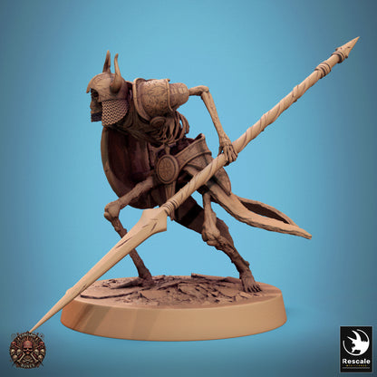 Persian Skeleton Swordsman with shield