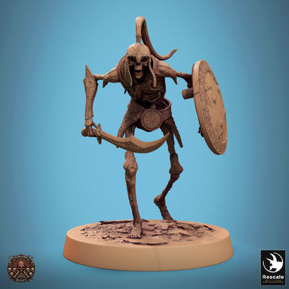 Persian Skeleton Swordsman with shield