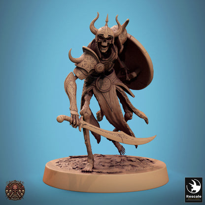 Persian Skeleton Swordsman with shield
