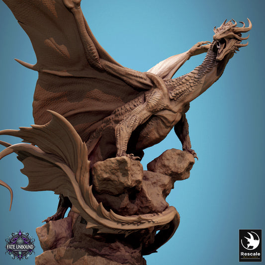 Copper Dragon Figurine - Unique Art Romania | FantasyForge