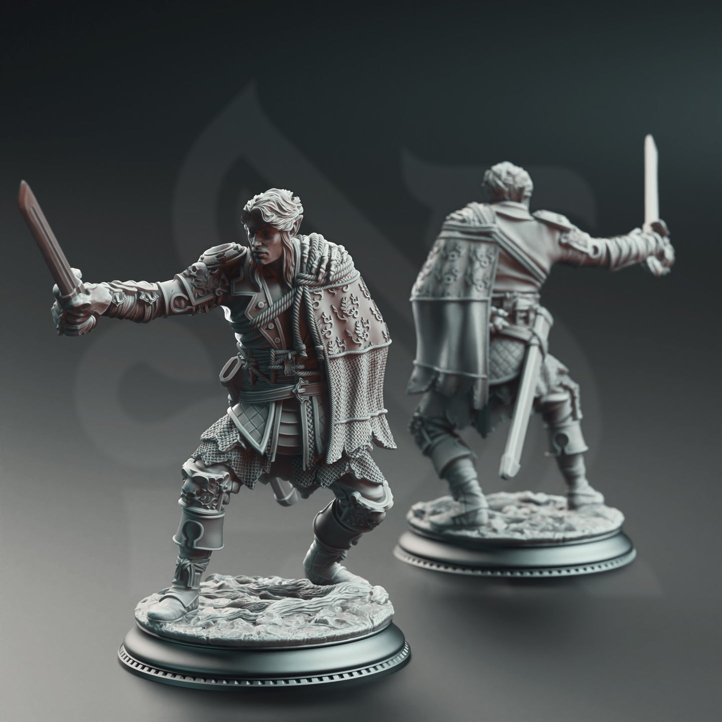 Corin of Lamhet Half Elf Duelist | FantasyForge