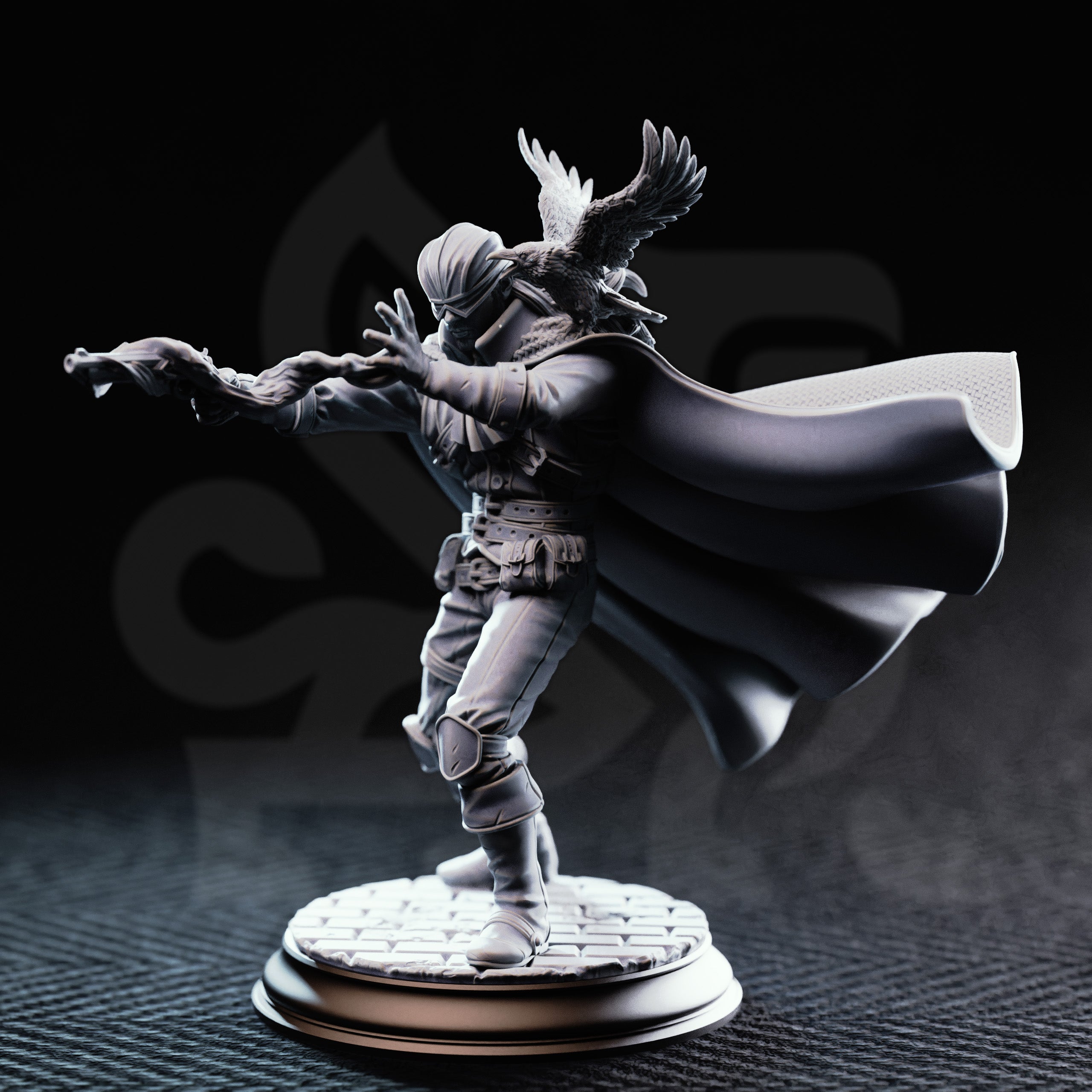 Crow Eyes - Gunslinger // D&D Miniature