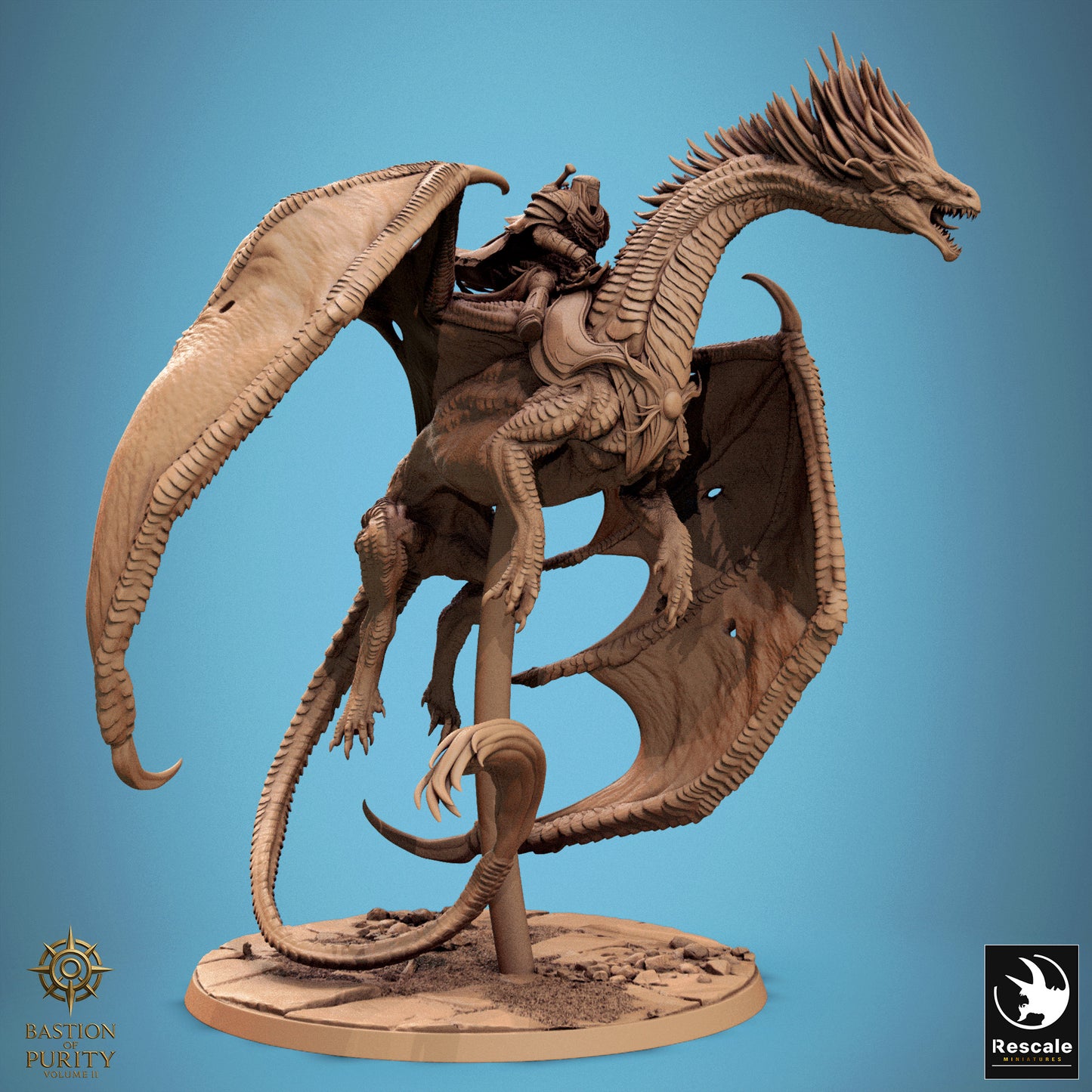 The Dragon Watcher of the Radiant Sentinels - Mounted Flying - Monster
