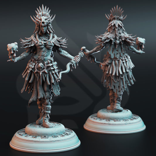 Driga Blood Mage Miniature | FantasyForge Romania