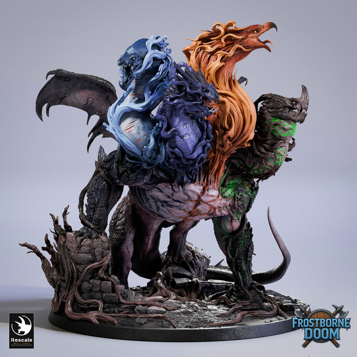 Elemental Dragon – The Four-Headed Terror