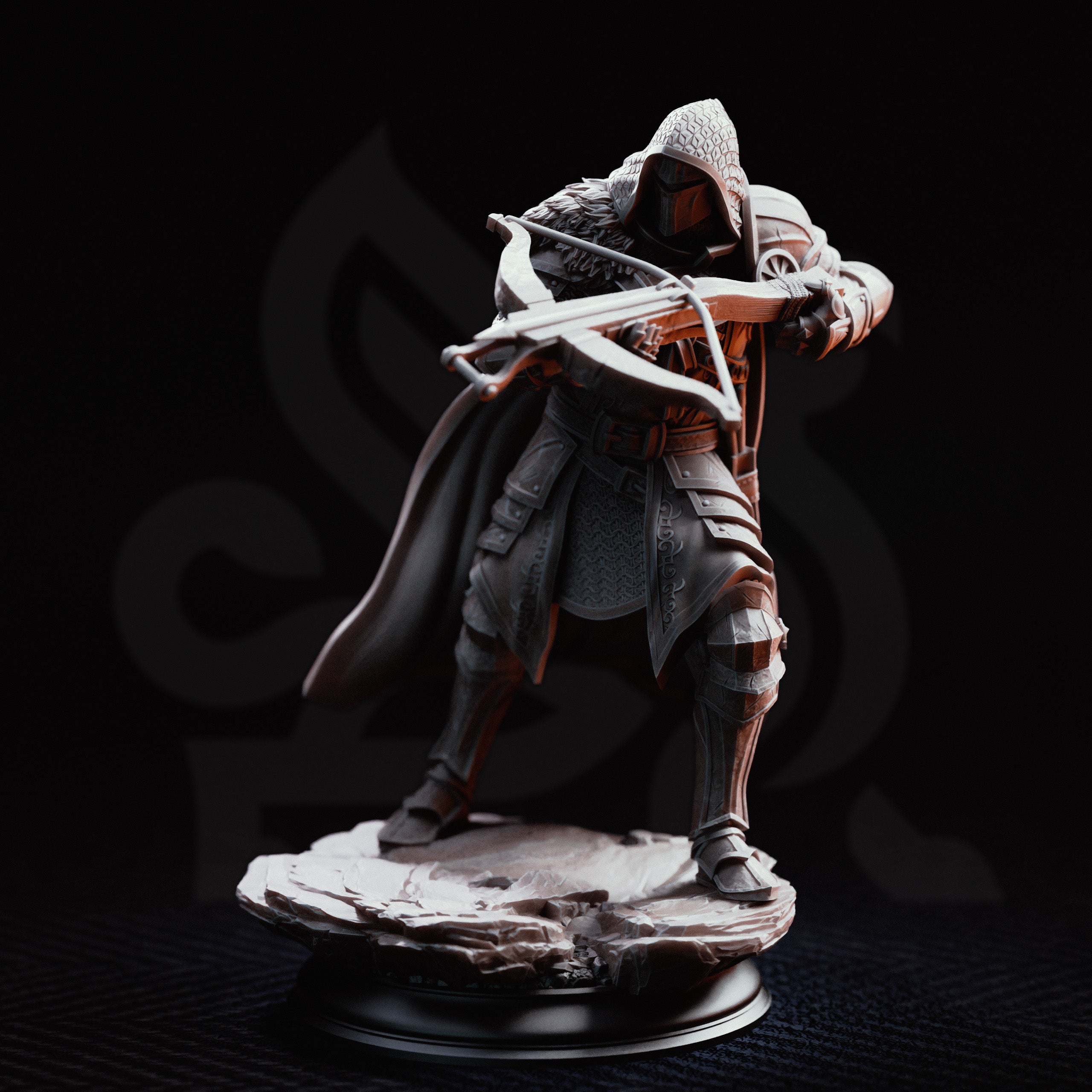 Erik of the Scarlett Road - Crossbow Knight // D&D Miniature