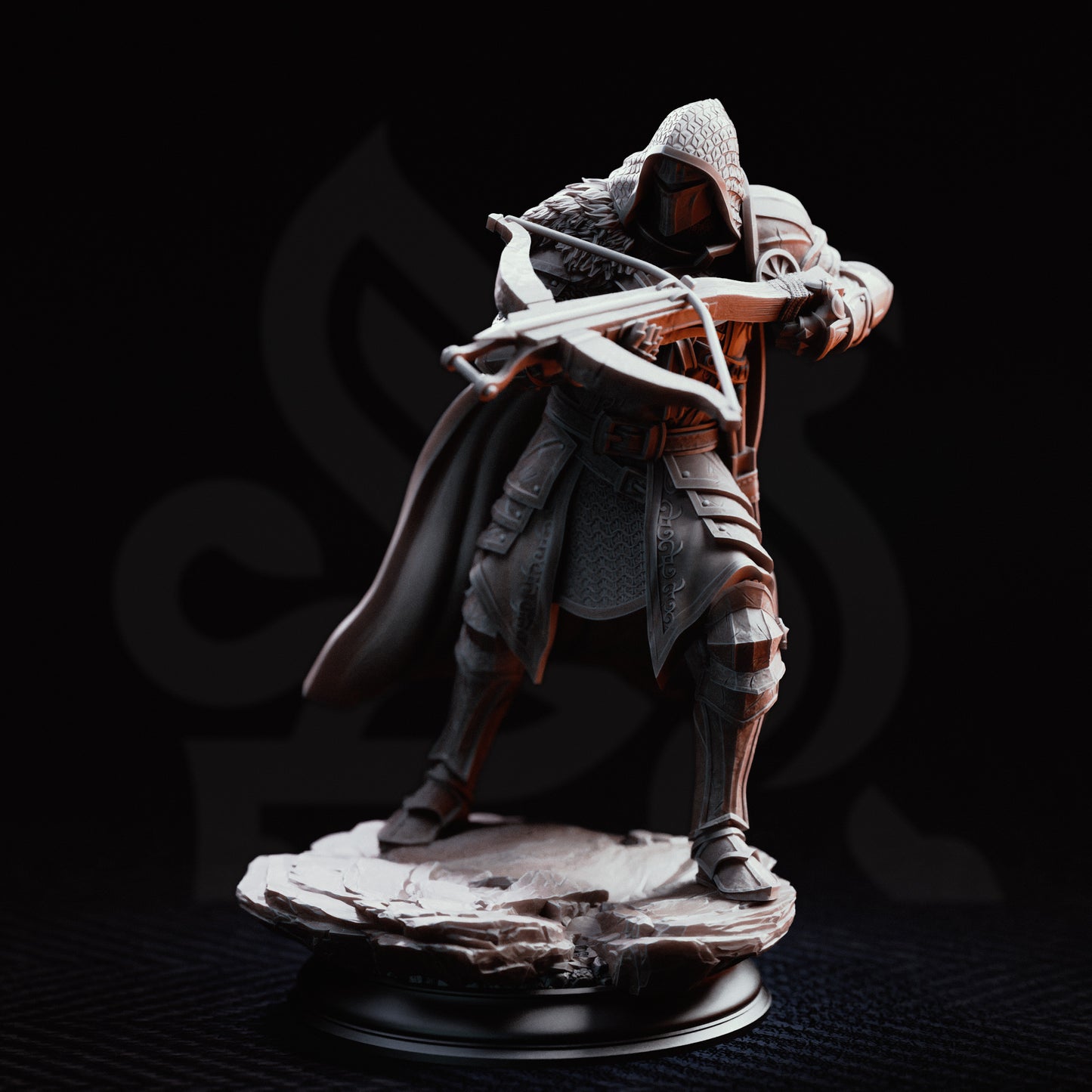 Erik of the Scarlett Road - Crossbow Knight // D&D Miniature